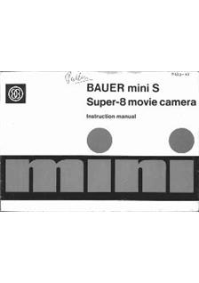 Bauer Mini manual. Camera Instructions.